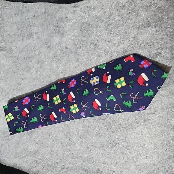 Save the Children Christmas Tie EUC - Picture 1 of 5
